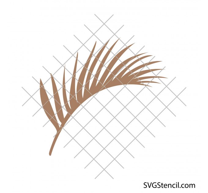 Set of palm leaf svg | Tropical leaves svg