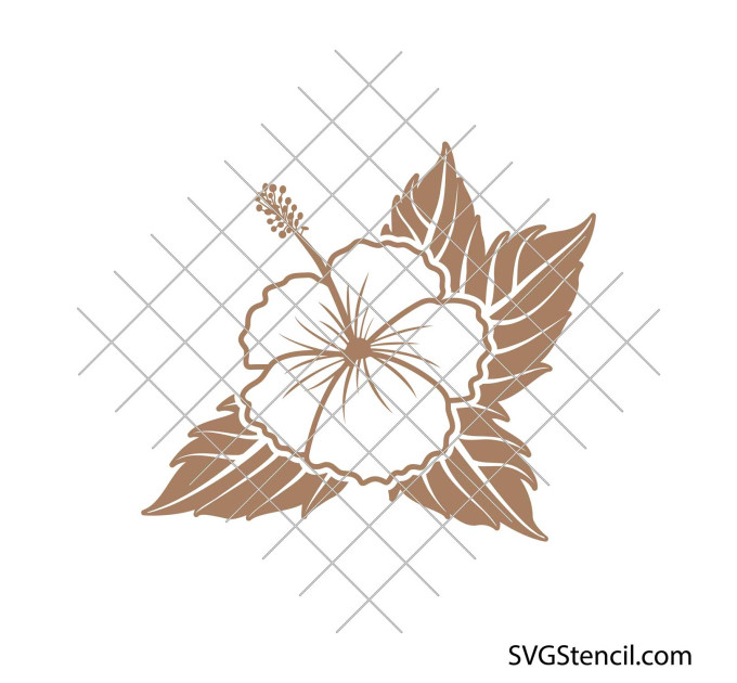 Hibiscus ornaments svg | Hibiscus flowers svg