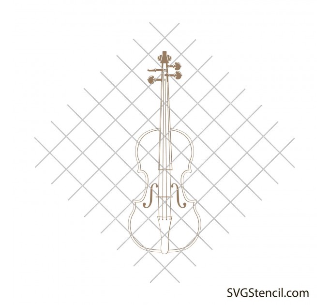 Fiddle svg design | Violin svg