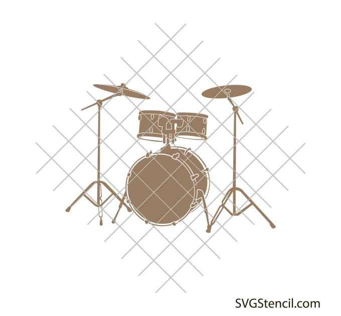 Drum set svg | Bass drum svg
