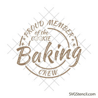 Christmas baking svg | Cookie baking crew svg