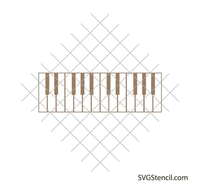 Free piano keyboard svg | Piano keys svg