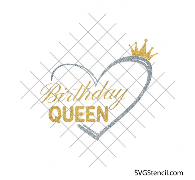 Birthday queen svg | Birthday shirt svg