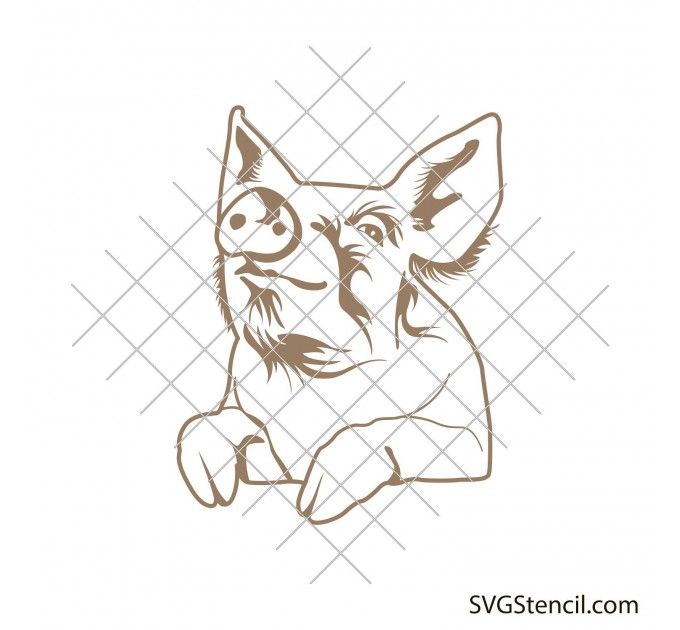Cute pig face svg | Farm animal svg
