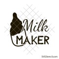 Milk maker svg | Milk machine svg