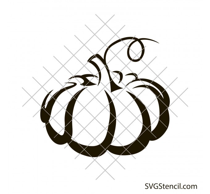 Fall pumpkin svg | Pumpkin stencil svg