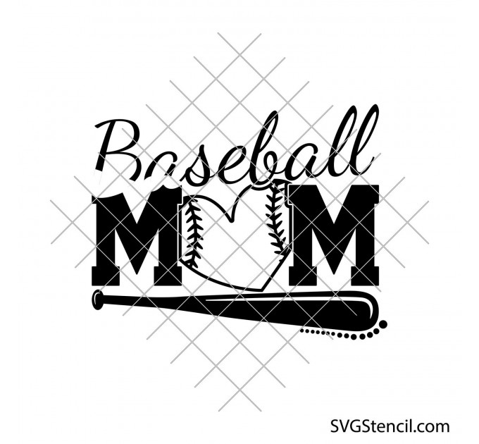 Baseball mom svg | Baseball love svg