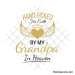 Hand picked for earth by my grandpa in heaven svg