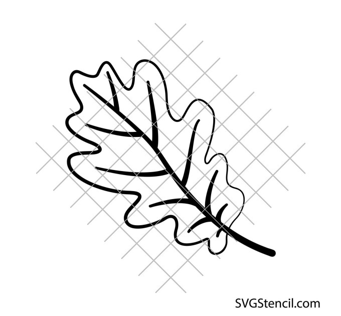 Oak leaf svg | Acorn svg