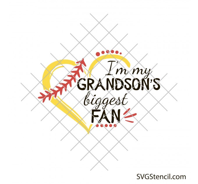 Baseball grandma svg | Baseball shirt svg