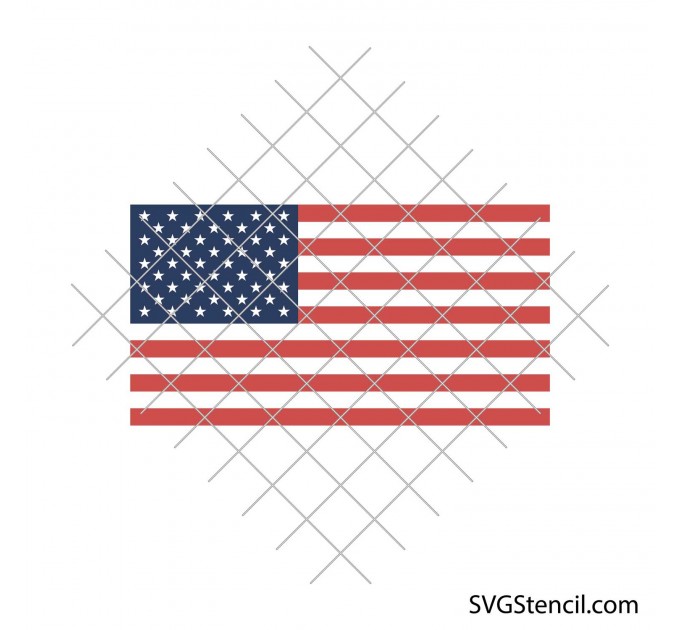 Distressed american flag svg | Patriotic flag svg
