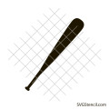 Free baseball bat svg | Baseball bat outline svg