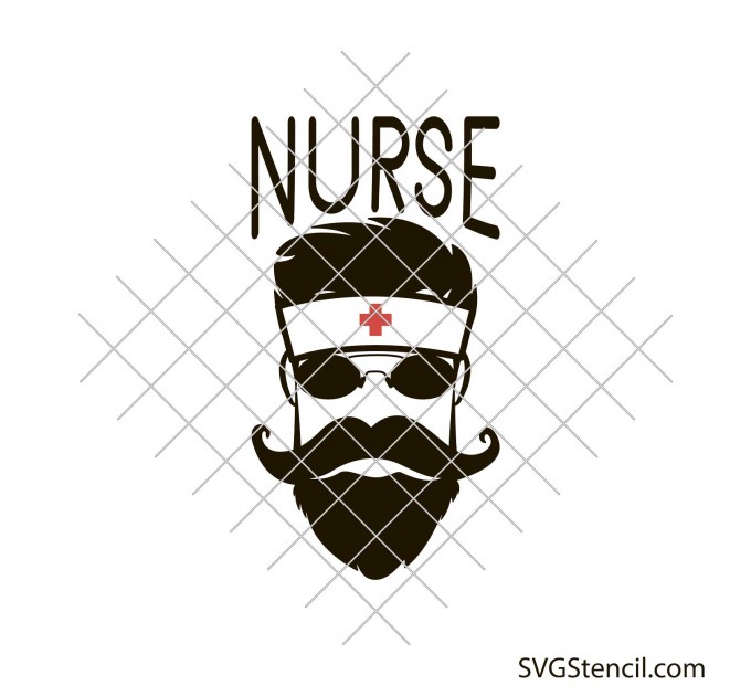 Male nurse svg | Nurse man svg